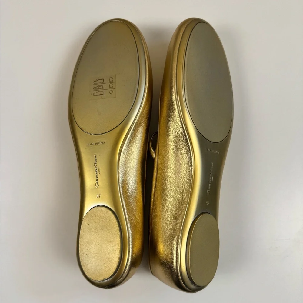 NIB Gianvito Rossi Carla Nappa Silk Washed Mekong - Picture 4 of 15